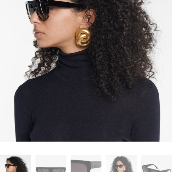 Celine Aviator Acetate Sunglasses - Picture 10 of 11